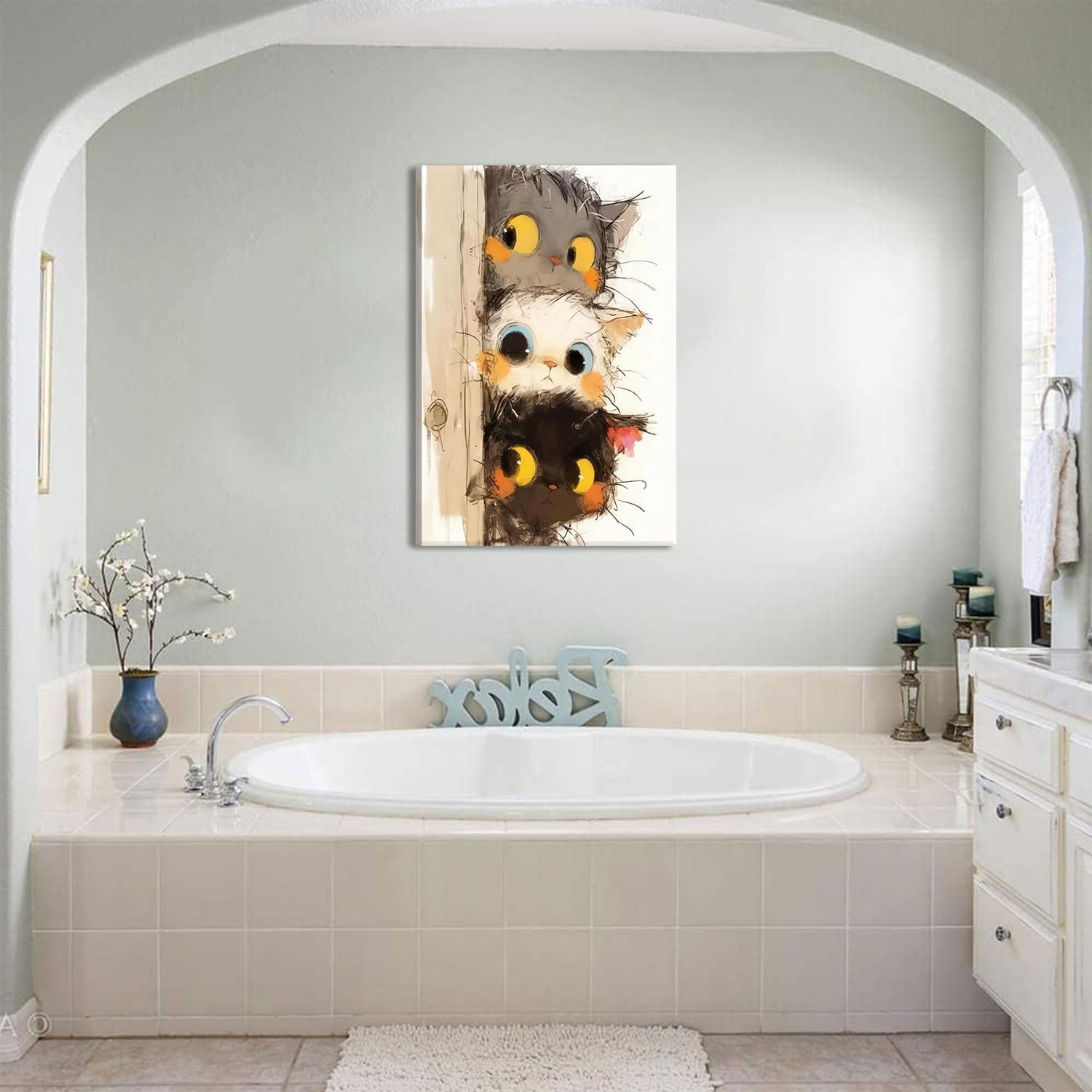 Brown Canvas Wall Art — 12x16 - View 6