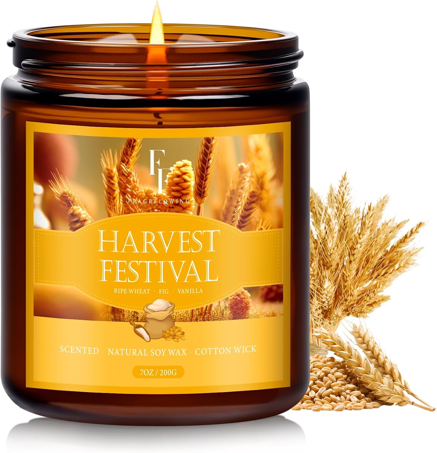 Soy Wax Scented Candle — Harvest Festival