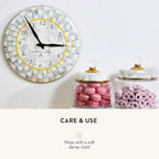Purple Wall Clock - View 5