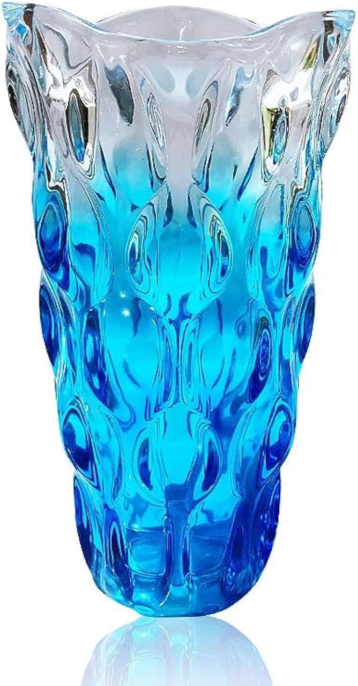 Boho Blue Vase — 5" — Gradient Sky Blue