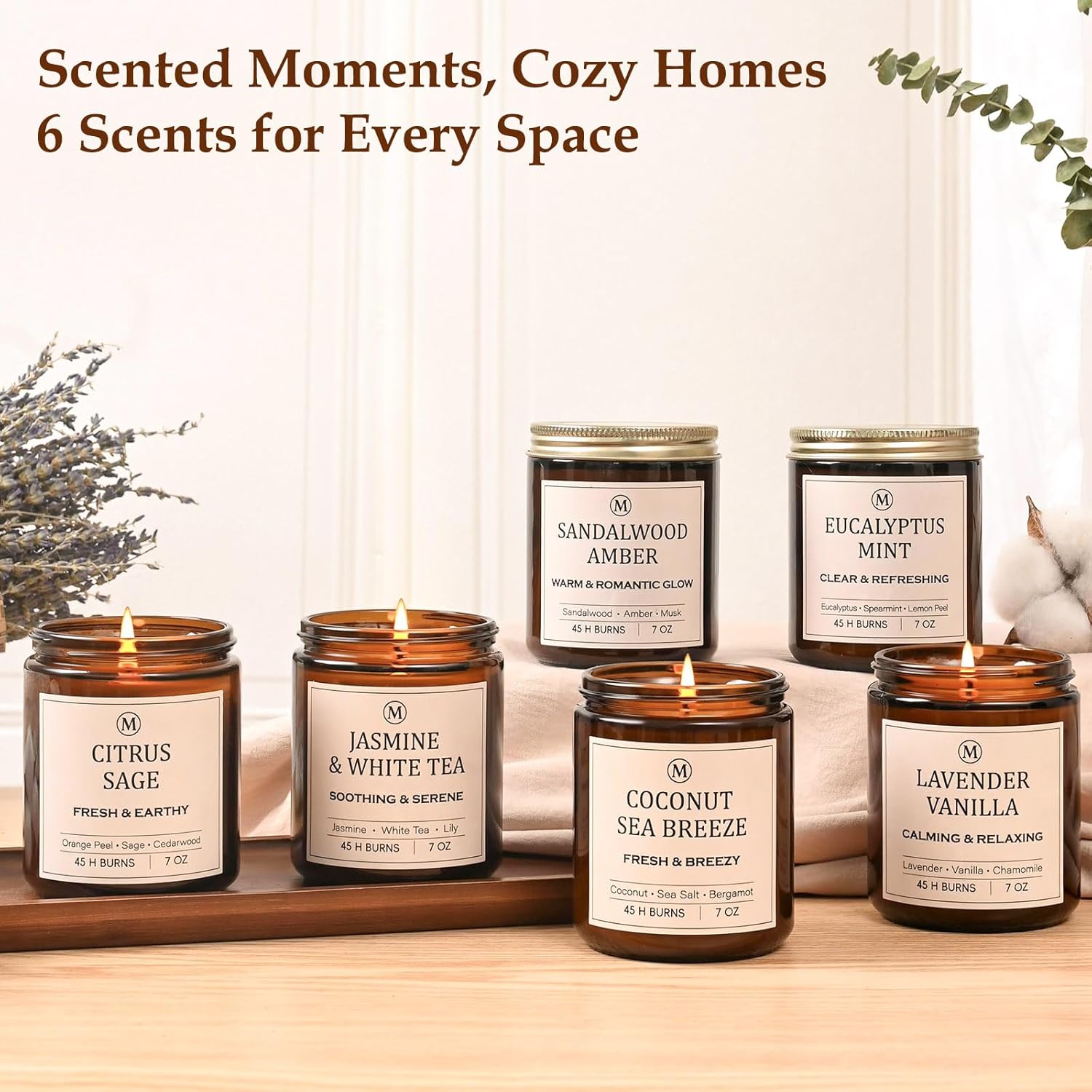 Scented Wood Soy Candle - View 5