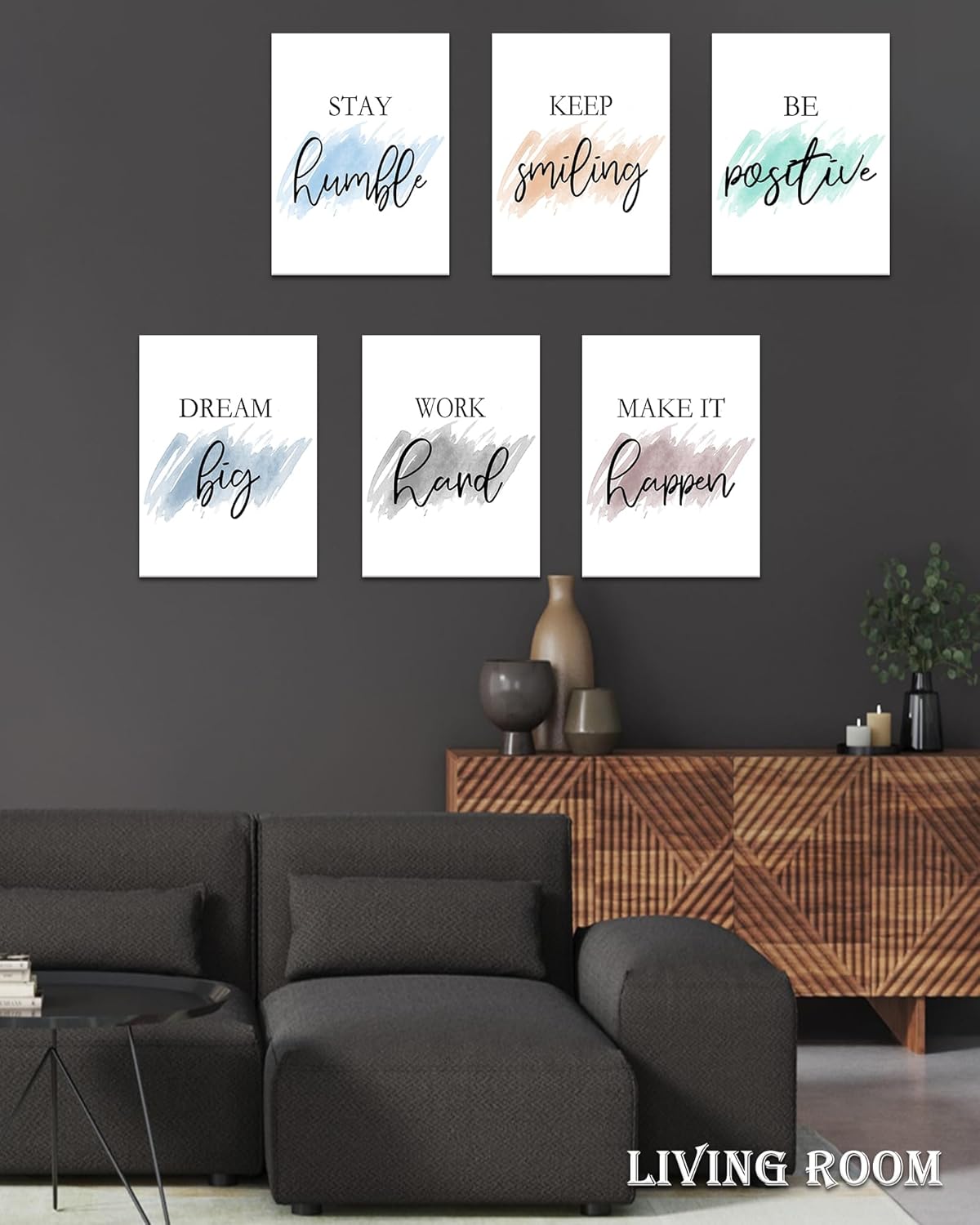 Beige Framed Wall Art — 12" - View 6