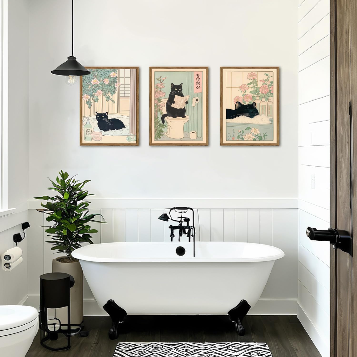 Framed Black Wall Decor — 16" - View 2