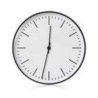Battery Operated Black Wall Clock — 10"