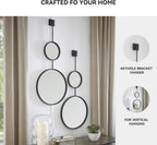 Round Modern Glass Mirror - View 4