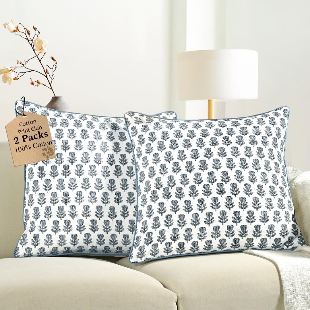 Boho Beige Cushion Cover — 20" — 18" x 18" (Pack of 2)