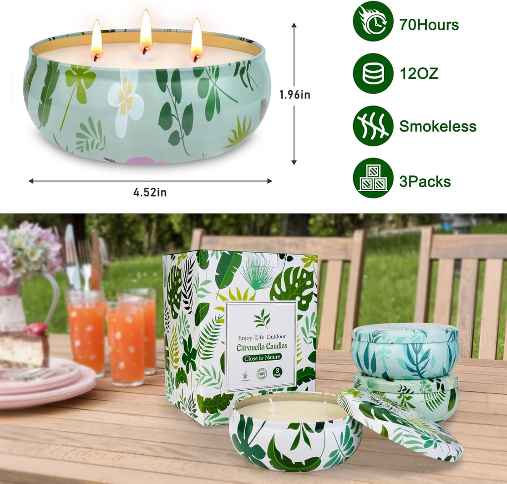 Soy Wax Metal Scented Candle - View 5