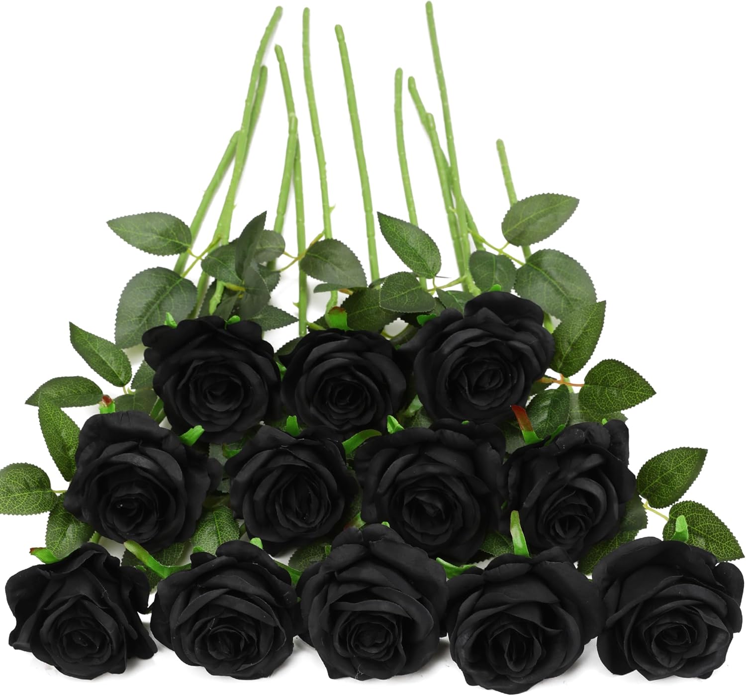 Black Artificial Flowers — Black