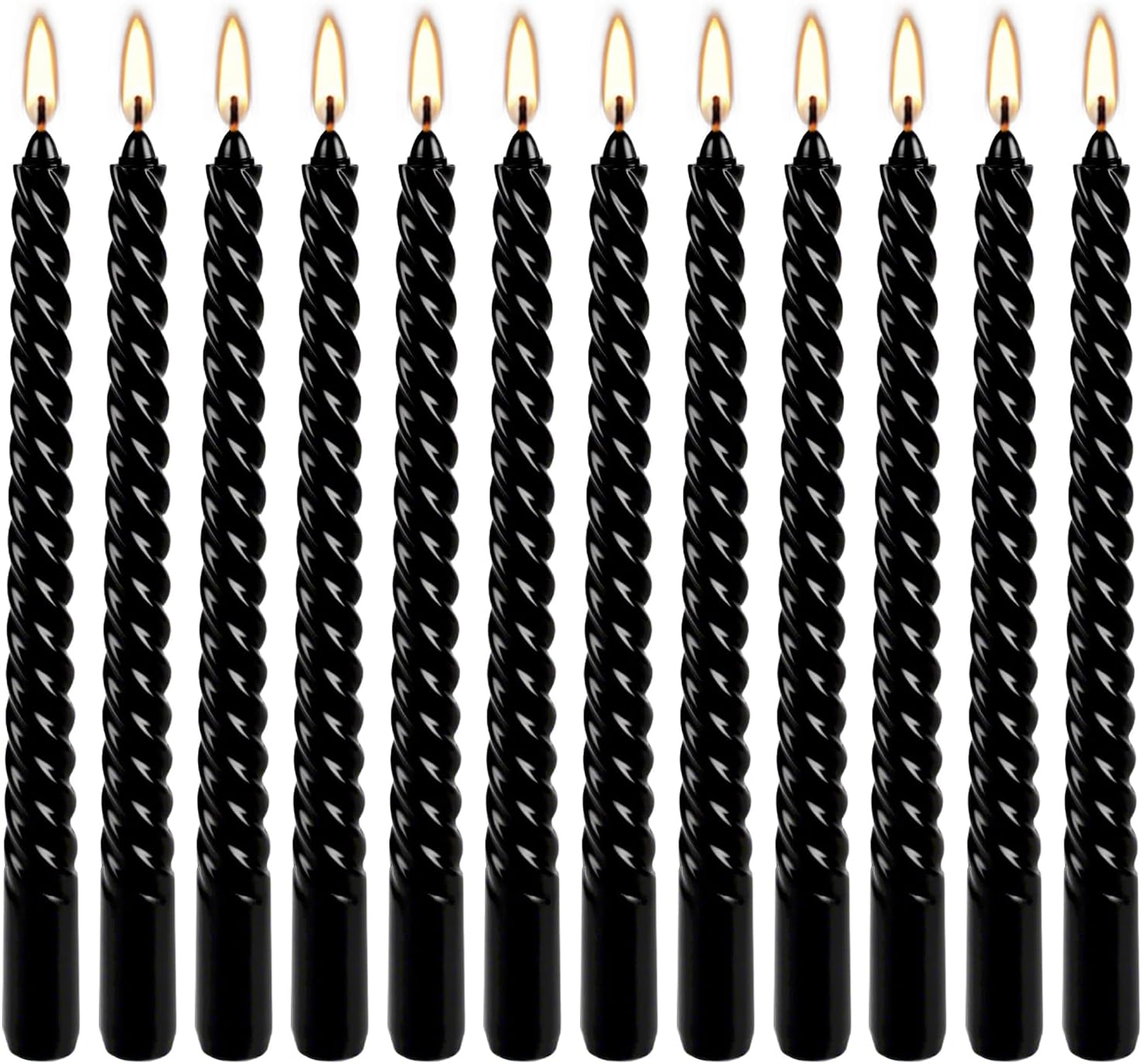 Soy Wax Black Scented Candle — 12black