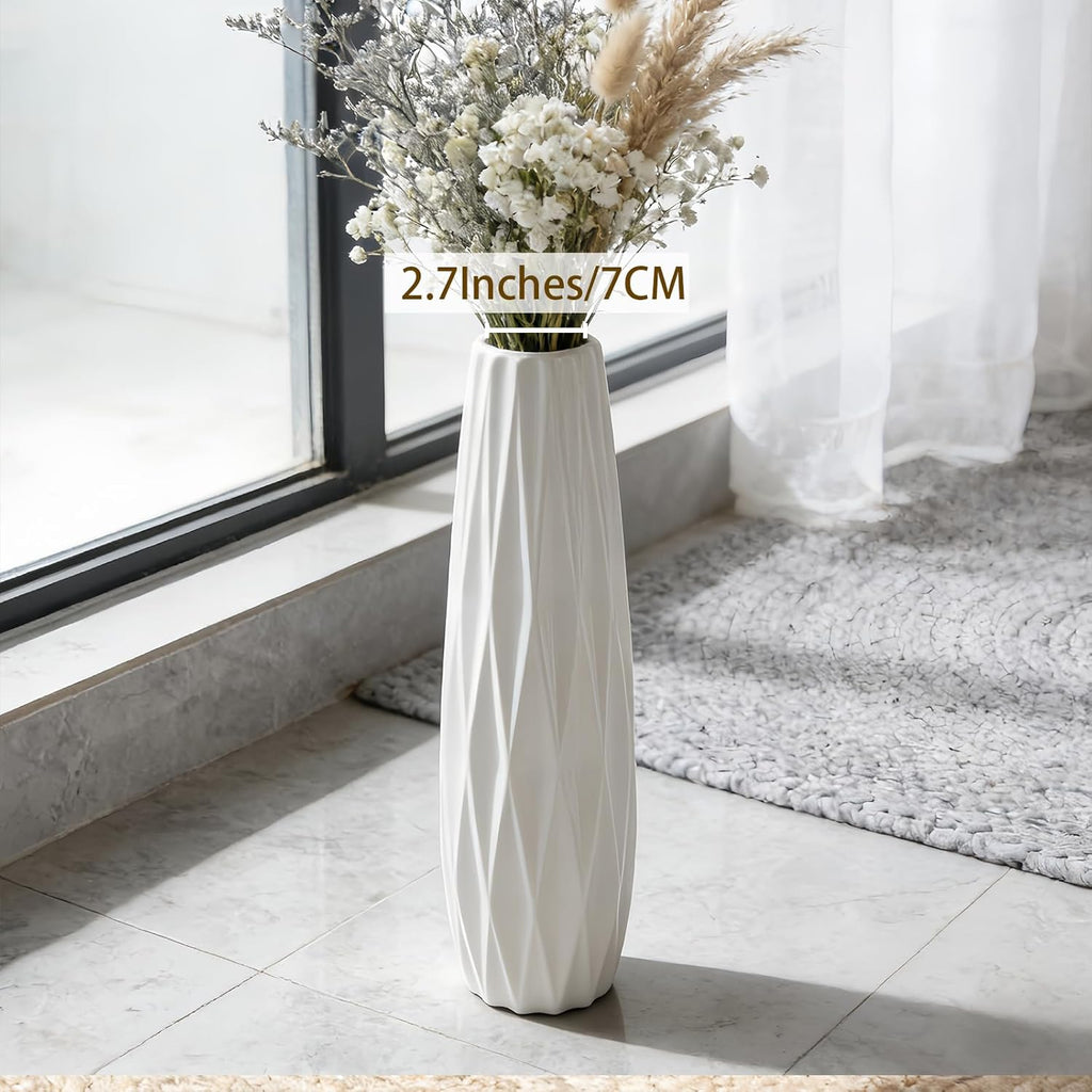 Farmhouse Ceramic Flower Vase — 17.7" - View 7