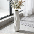 Farmhouse Ceramic Flower Vase — 17.7" - View 7