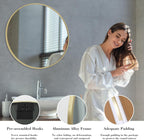 Framed Luxe Black Mirror — 36" - View 6