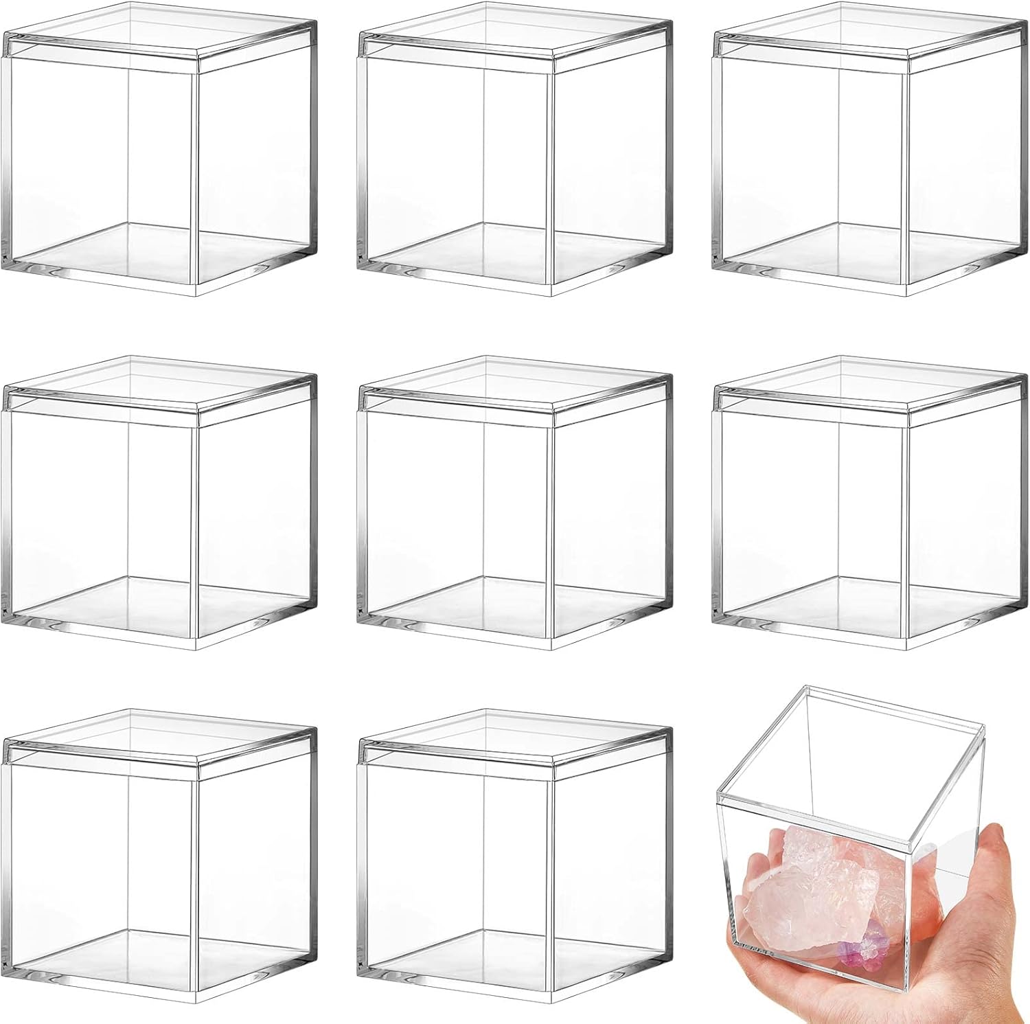 Metal Storage Basket — 2" — 3.3 x 3.3 x 3.3 Inch