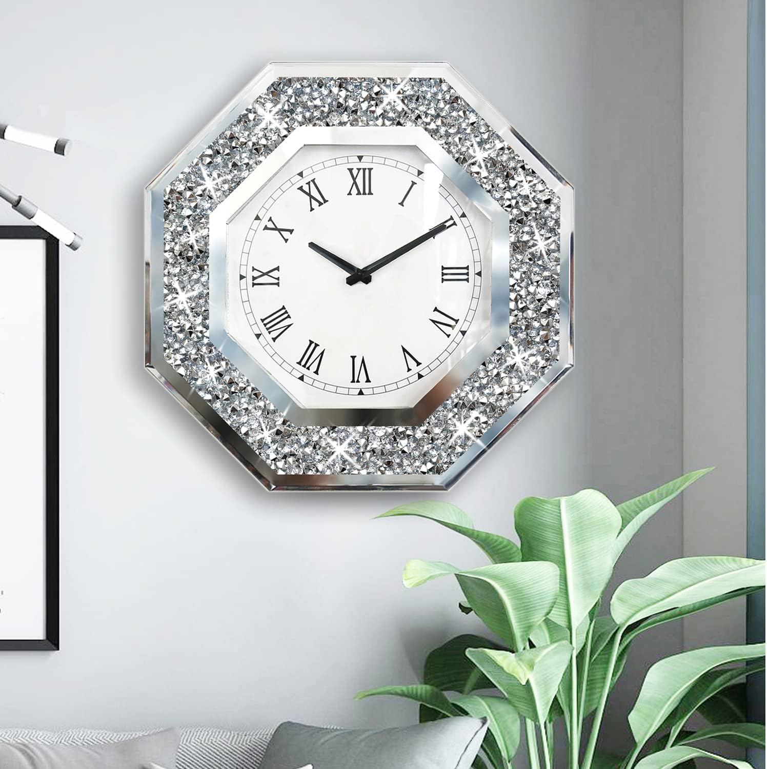 Silver Mirror — 12" — Diamond Silver