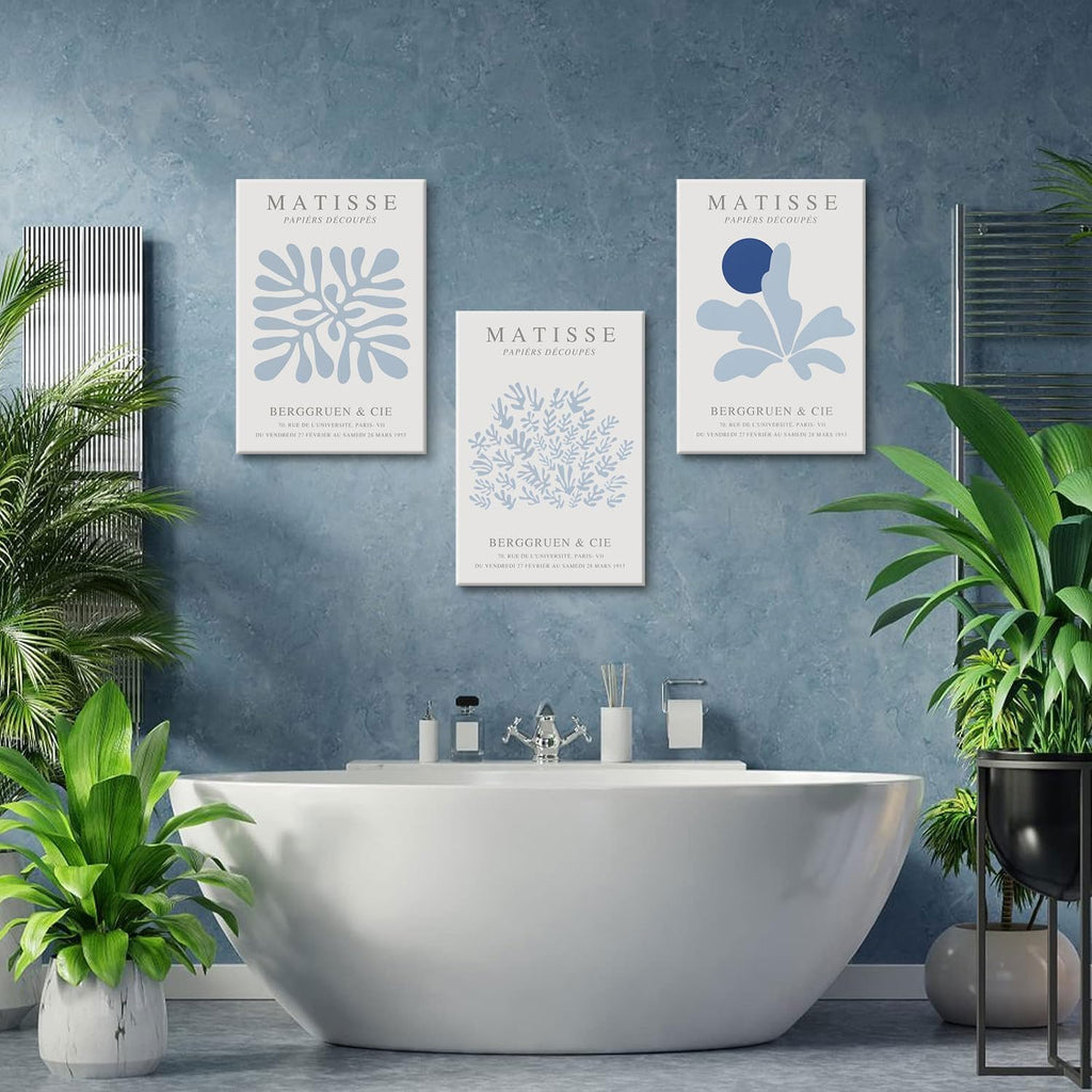 Framed Modern Beige Canvas Wall Art — 16x24 - View 3