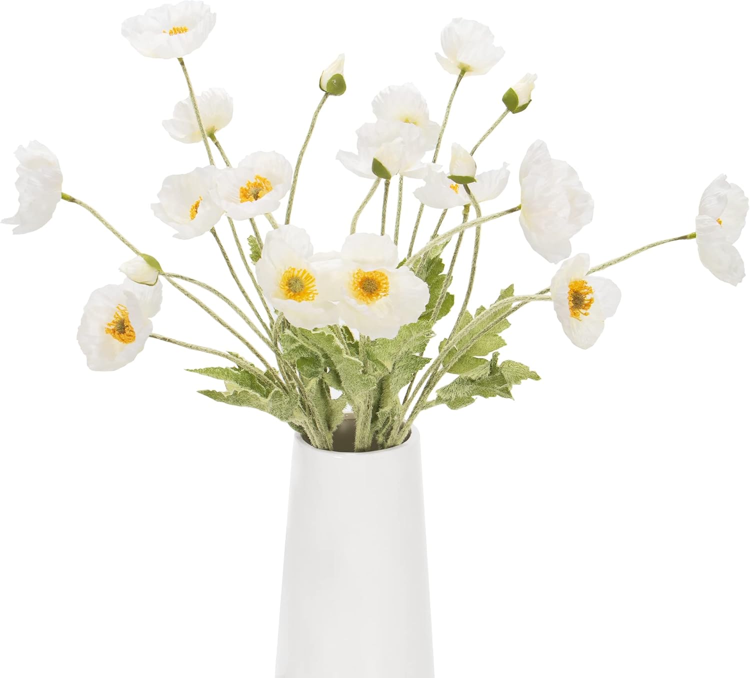 Orange Artificial Plant — White