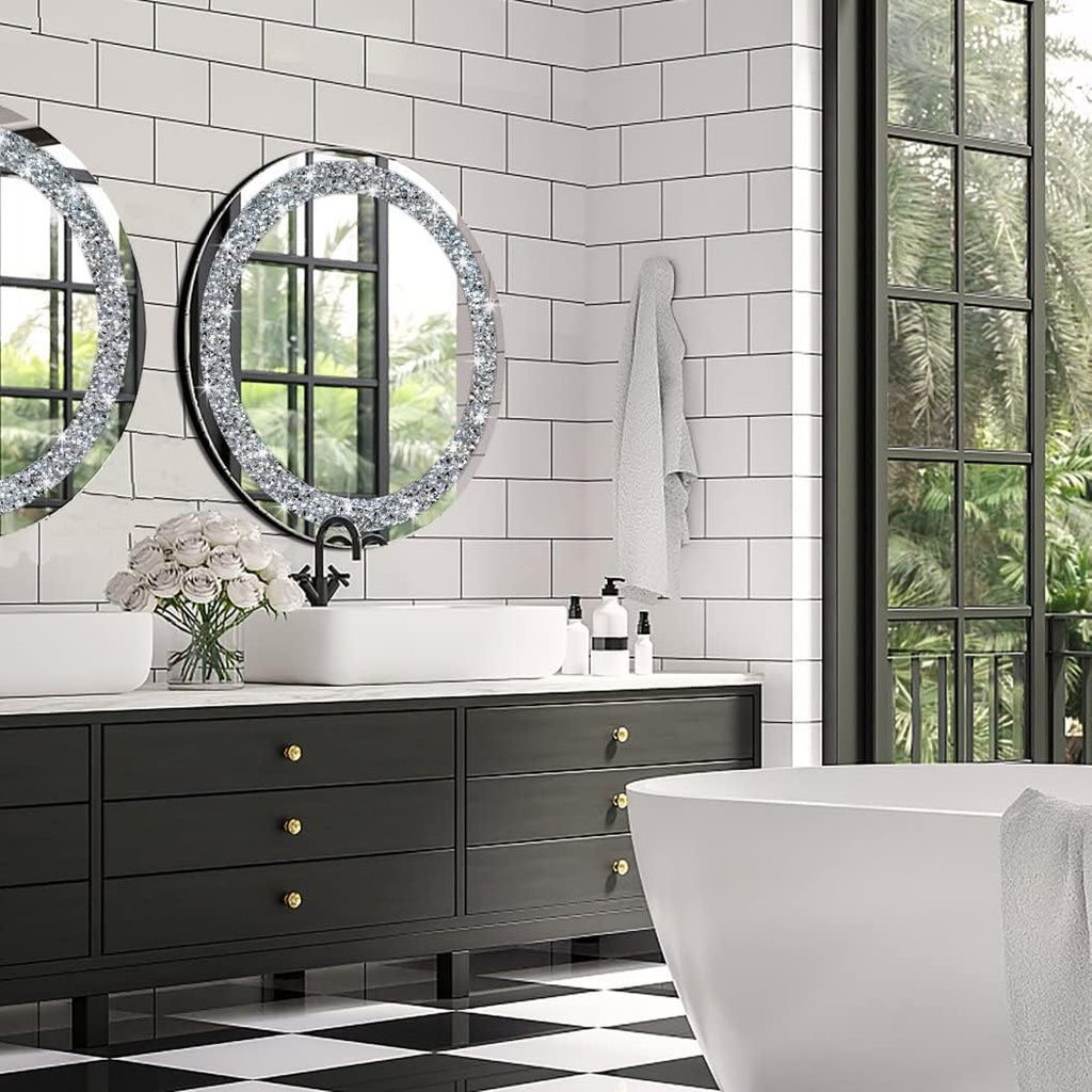 Round Luxe Glass Mirror — 20" - View 6