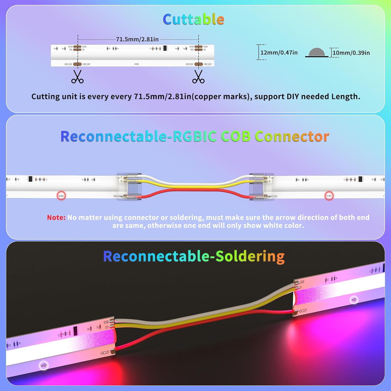 Smart Metal LED Light Strip - View 5