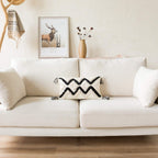 Tufted Boho Fabric Throw Pillow Cover — 20" - View 6