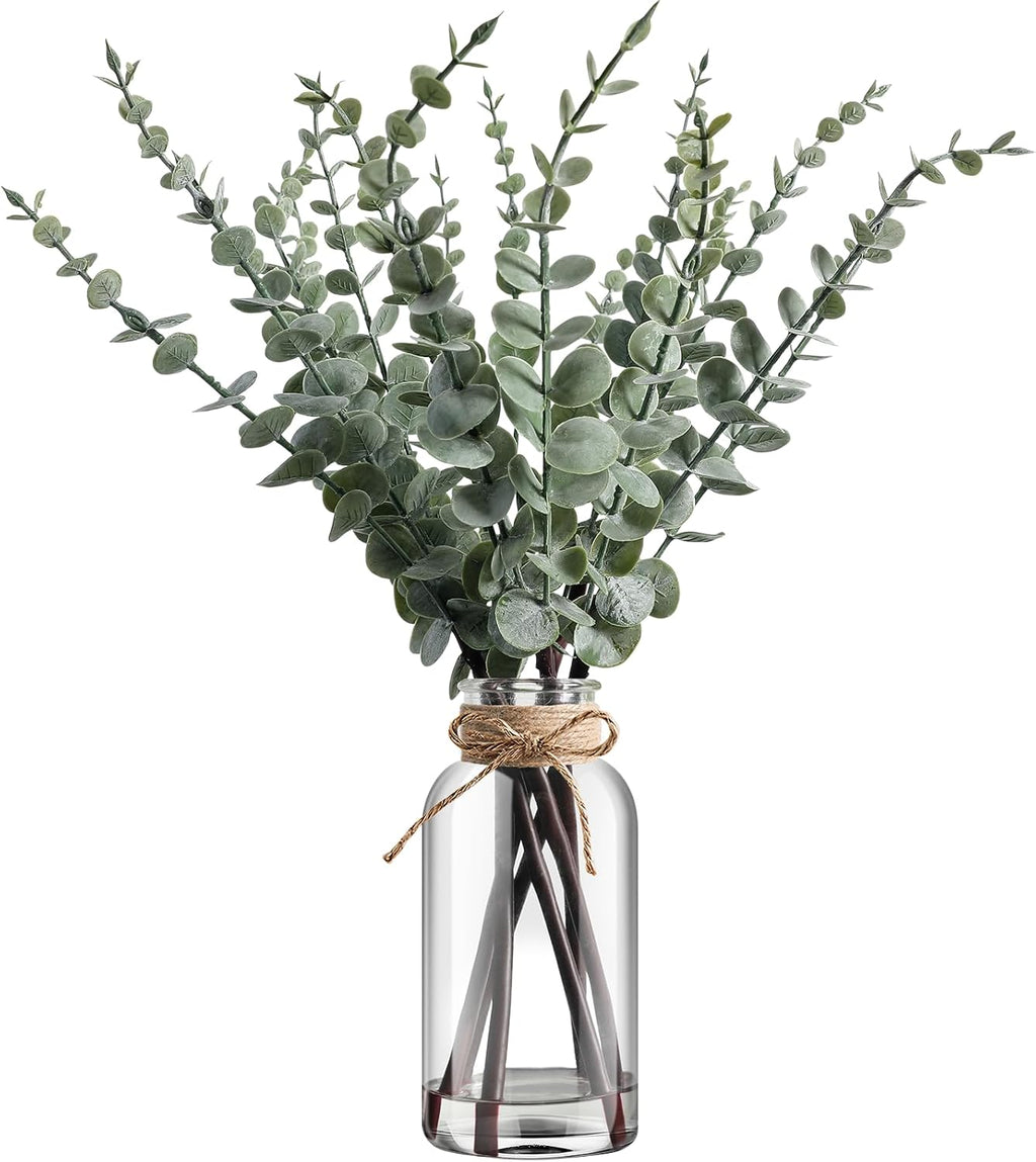 Farmhouse Glass Artificial Plant — 5" - View 10