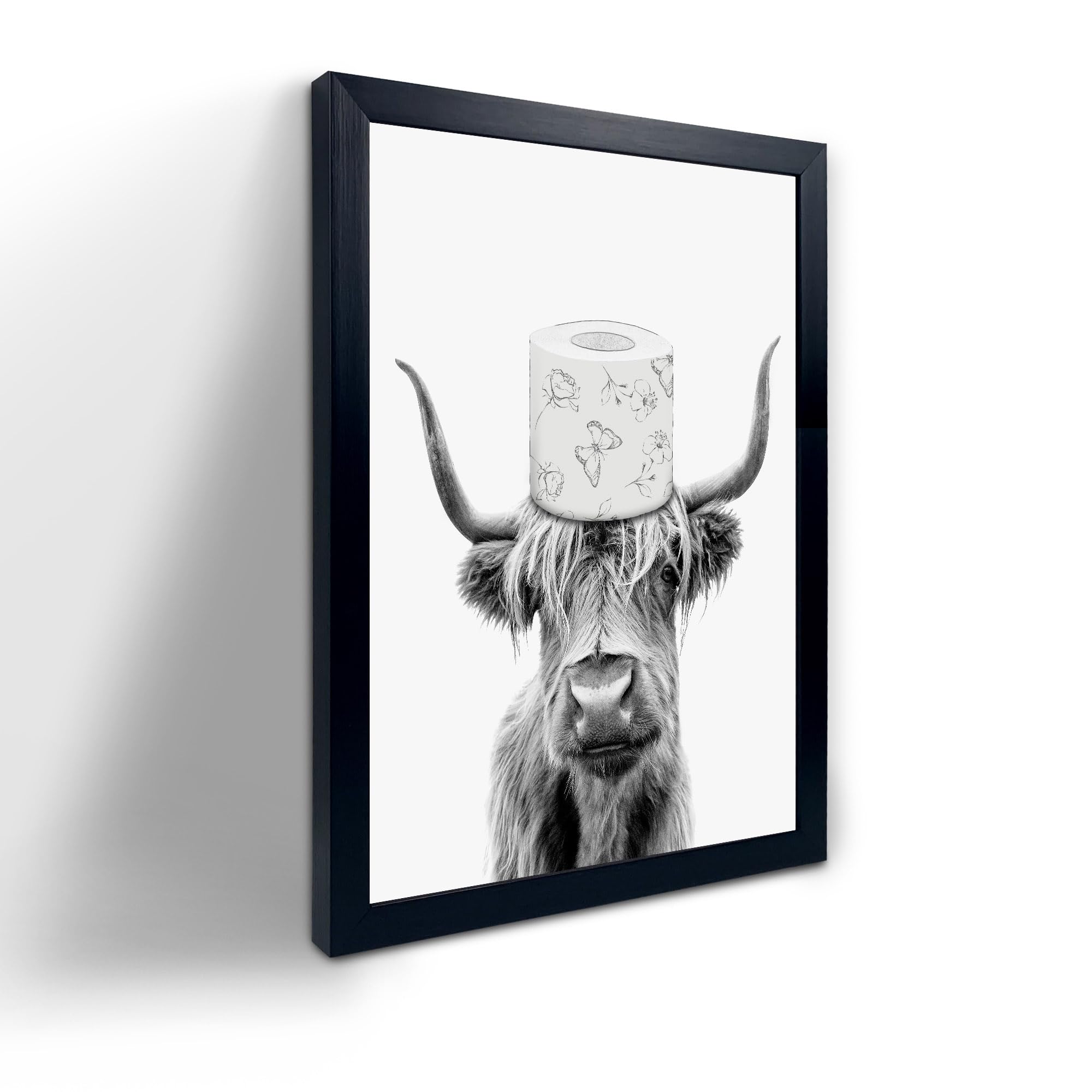 Framed Farmhouse Fabric Wall Decor — 8"