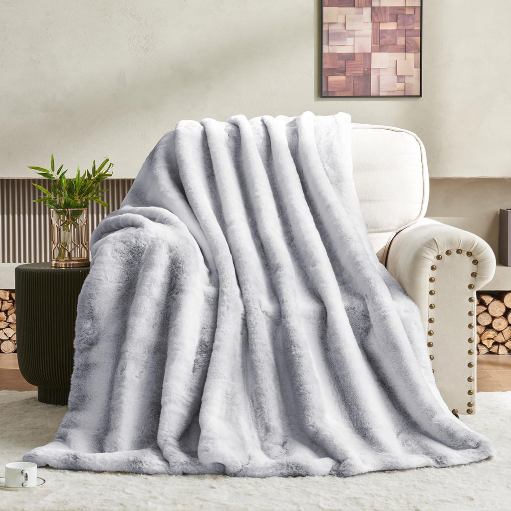 Luxe Brown Throw Pillow — 60"