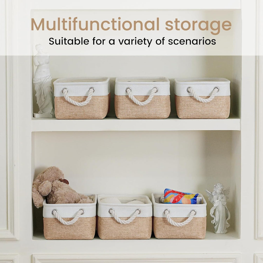 Beige Storage Bin — 2" - View 6