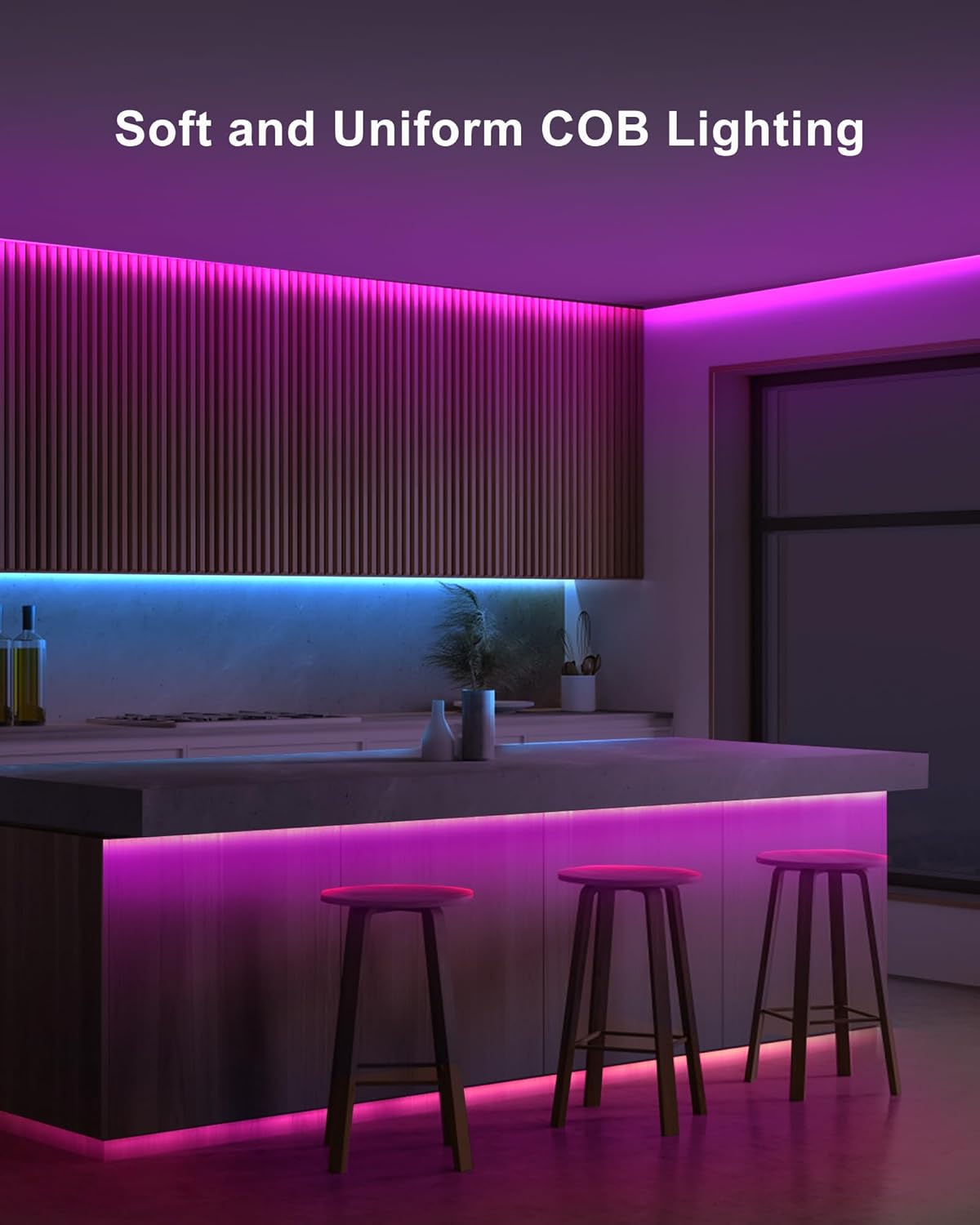 Dimmable Metal LED Strip Lights - View 2