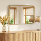 Framed Luxe Black Wall Mirror — 40" - View 7