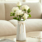 Boho Ceramic Flower Vase — 8" — Vase-02
