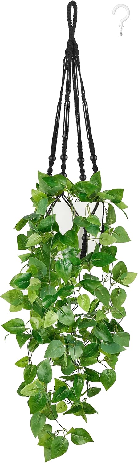 Boho Black Artificial Plant — 1