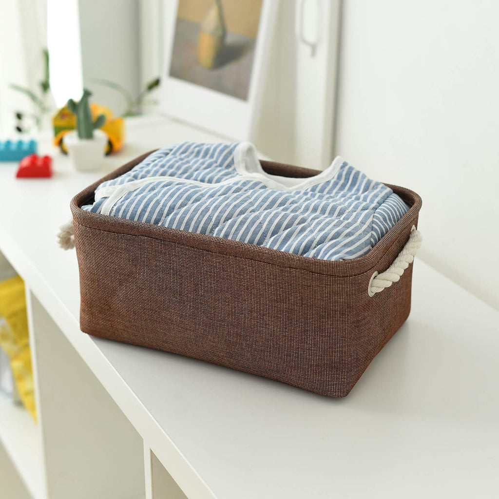 Beige Storage Bin - View 3
