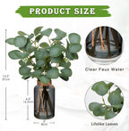 Farmhouse Black Artificial Plant — 14" - View 2
