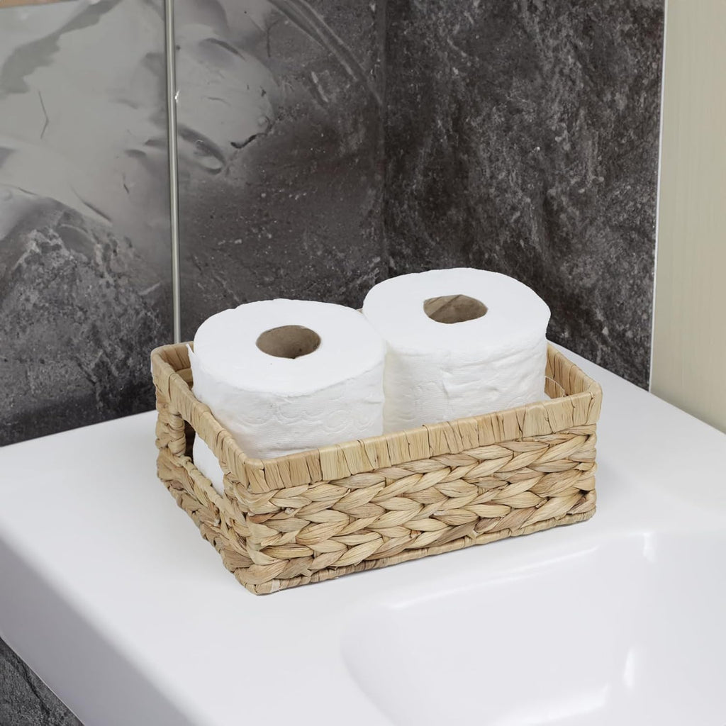 Boho Rattan Woven Basket - View 7