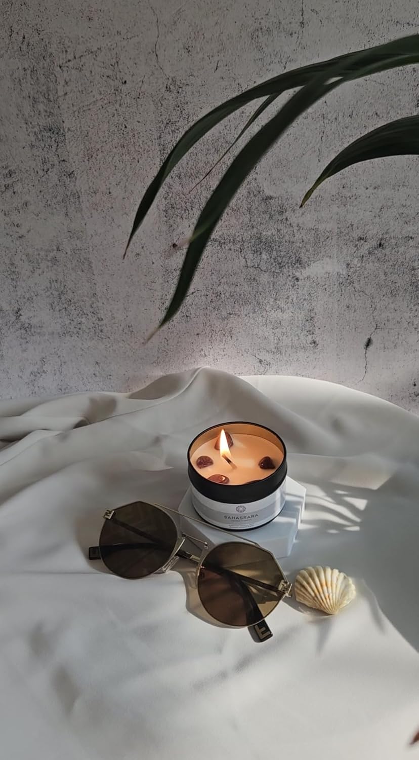 Luxe Glass Scented Candle - View 8