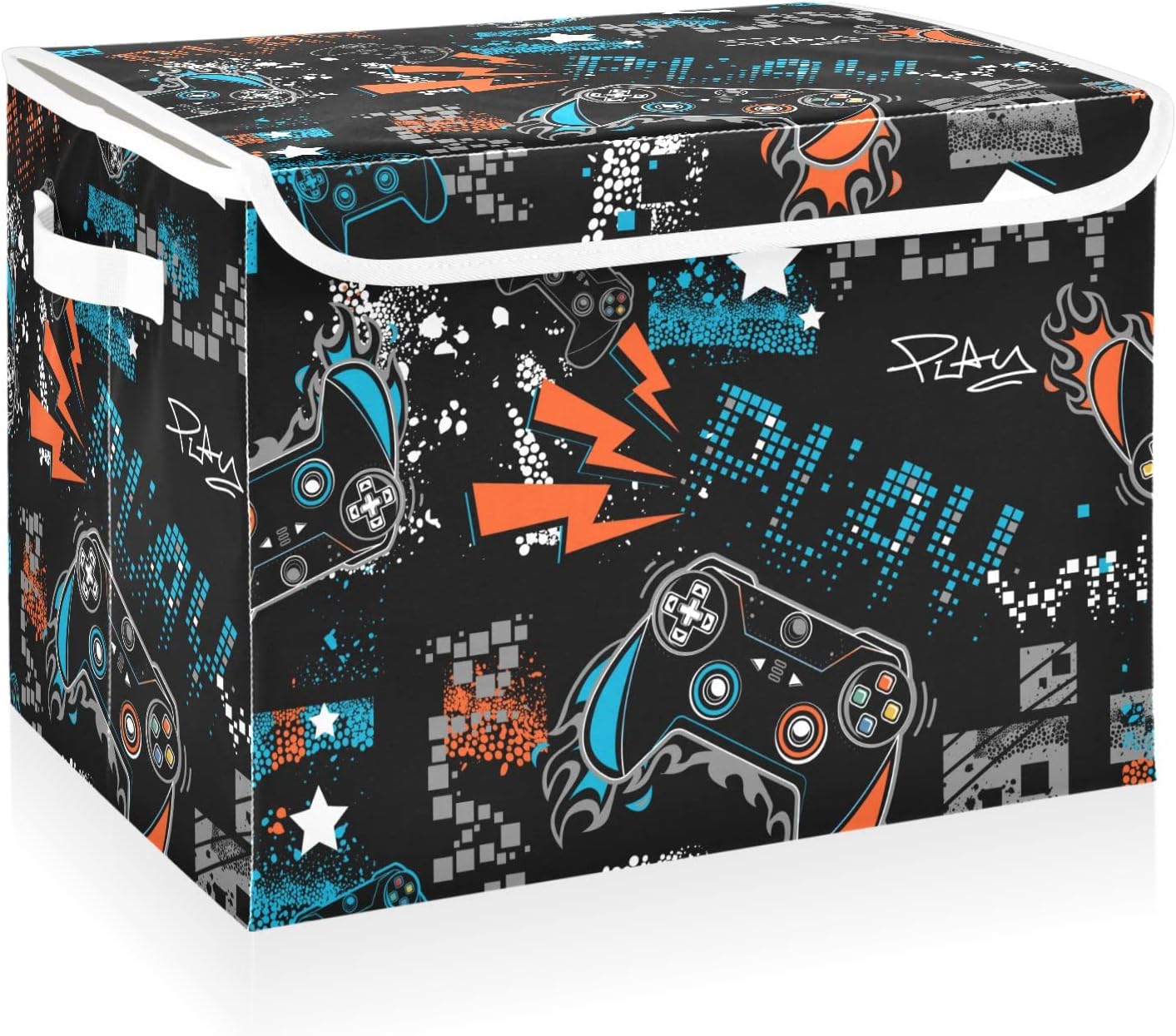 Black Storage Bin — Gamer Black