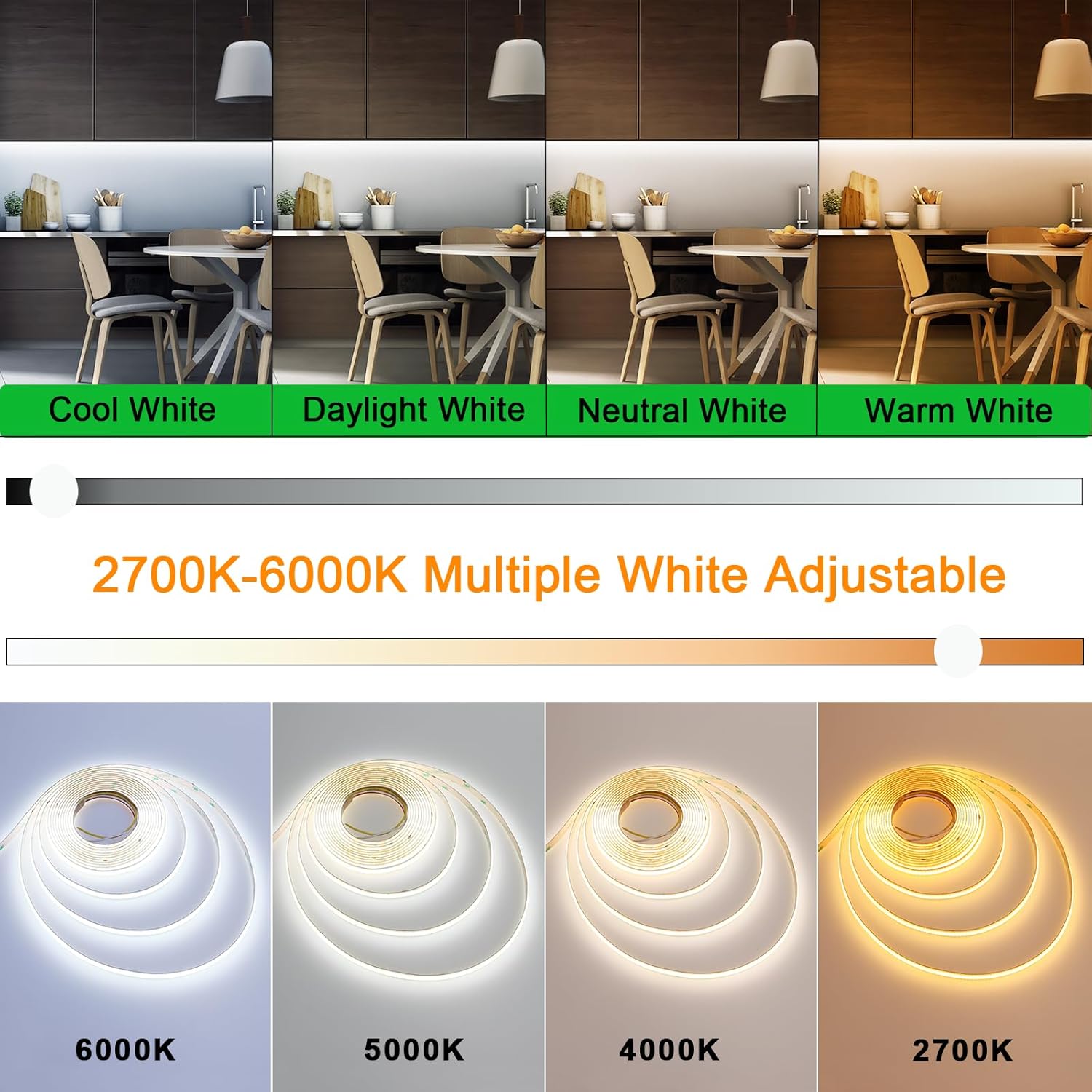 Dimmable Metal LED Strip Light - View 2