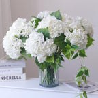 Blue Artificial Flowers — 21" — White