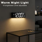 RGB Black Wall Clock — 15" - View 2