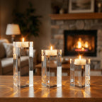 Glass Candle — Set of 3
