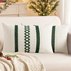 Boho Beige Pillow Cover — 16" — 20" x 12" (Pack of 2)
