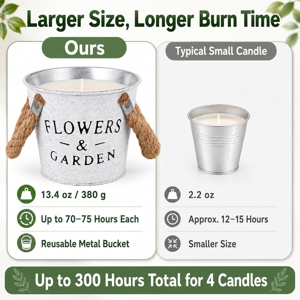Soy Wax Metal Candle - View 5