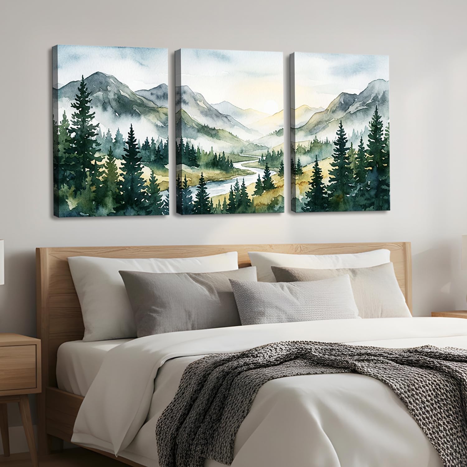Metal Canvas Wall Art — 16" — Color-A