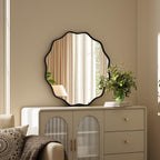 Round Black Vanity Mirror — 24" - View 8
