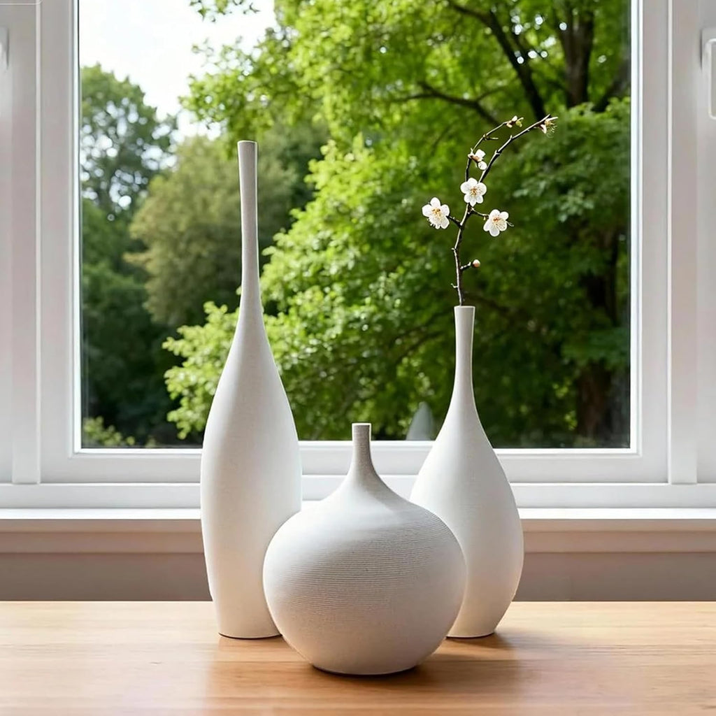 Boho Black Flower Vase — Set of 3 - View 2