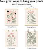 Unframed Boho Beige Wall Art Print — 16" - View 7