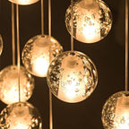 Luxe Metal Chandelier — 7" - View 5
