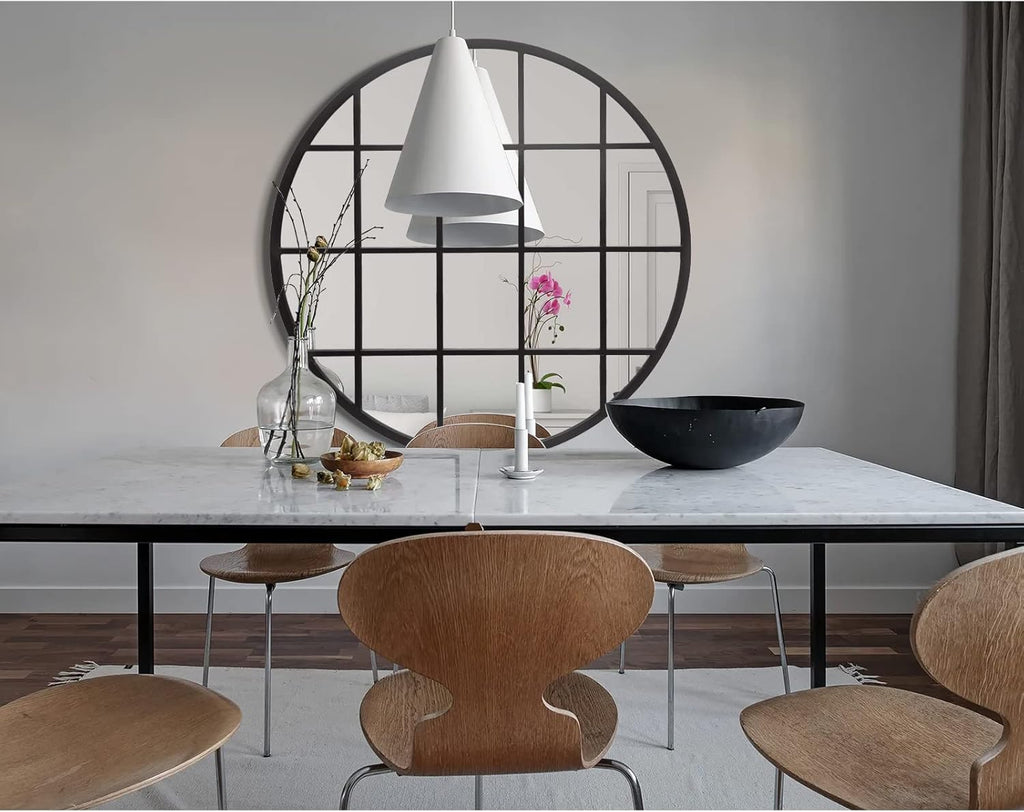 Framed Black Wall Mirror — 36" - View 6