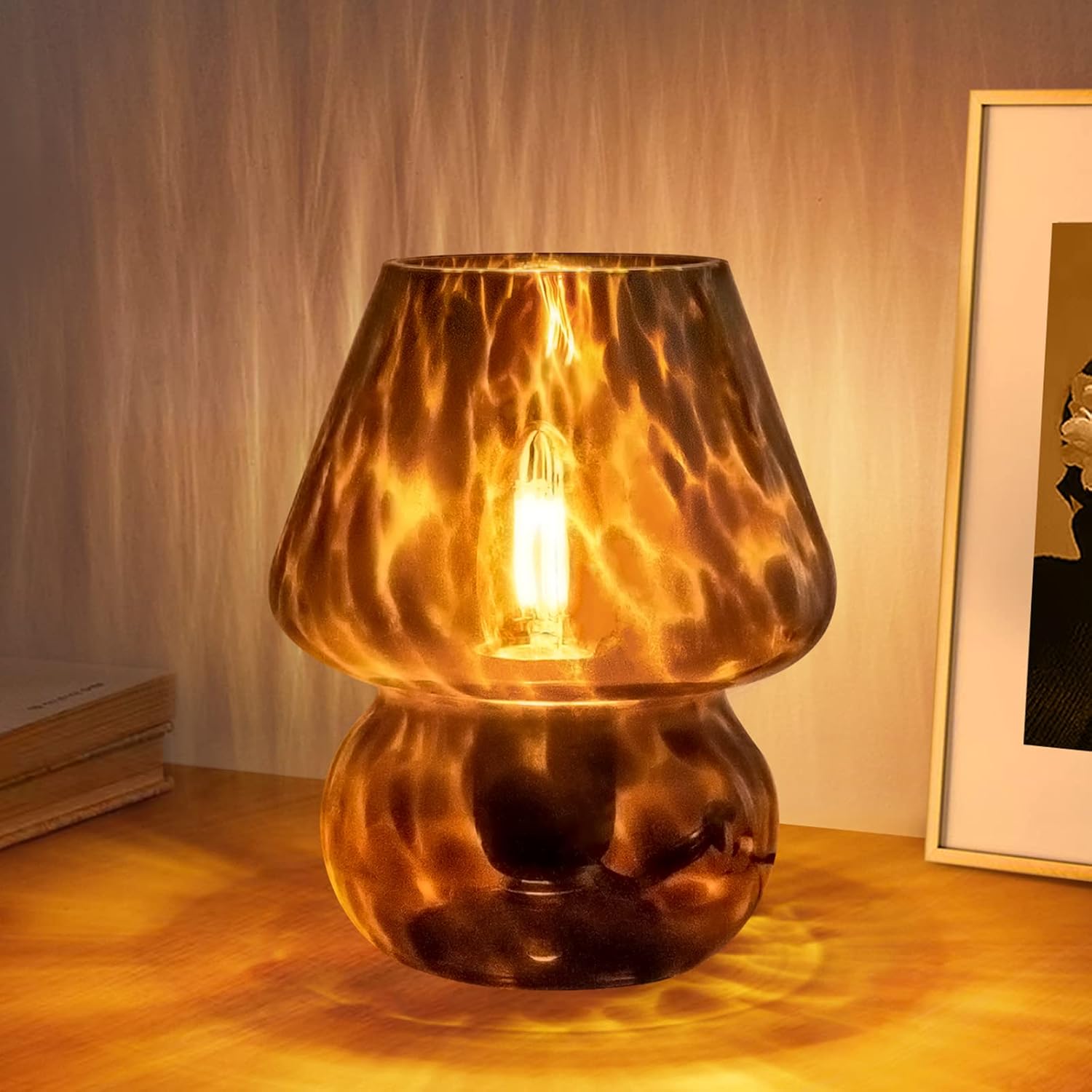 Dimmable Black Bedside Lamp — black-1pack