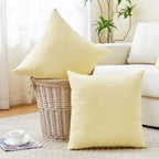 Boho Beige Throw Pillow Cover — 18" - View 3